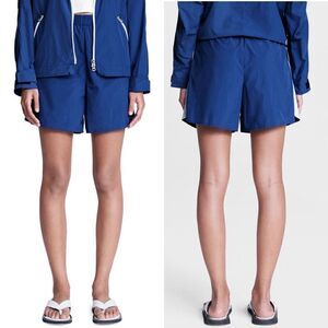 RAG & BONE Penn Pull-On Shorts, Relaxed Fit, Size Large (14/16), Blue, NWT
